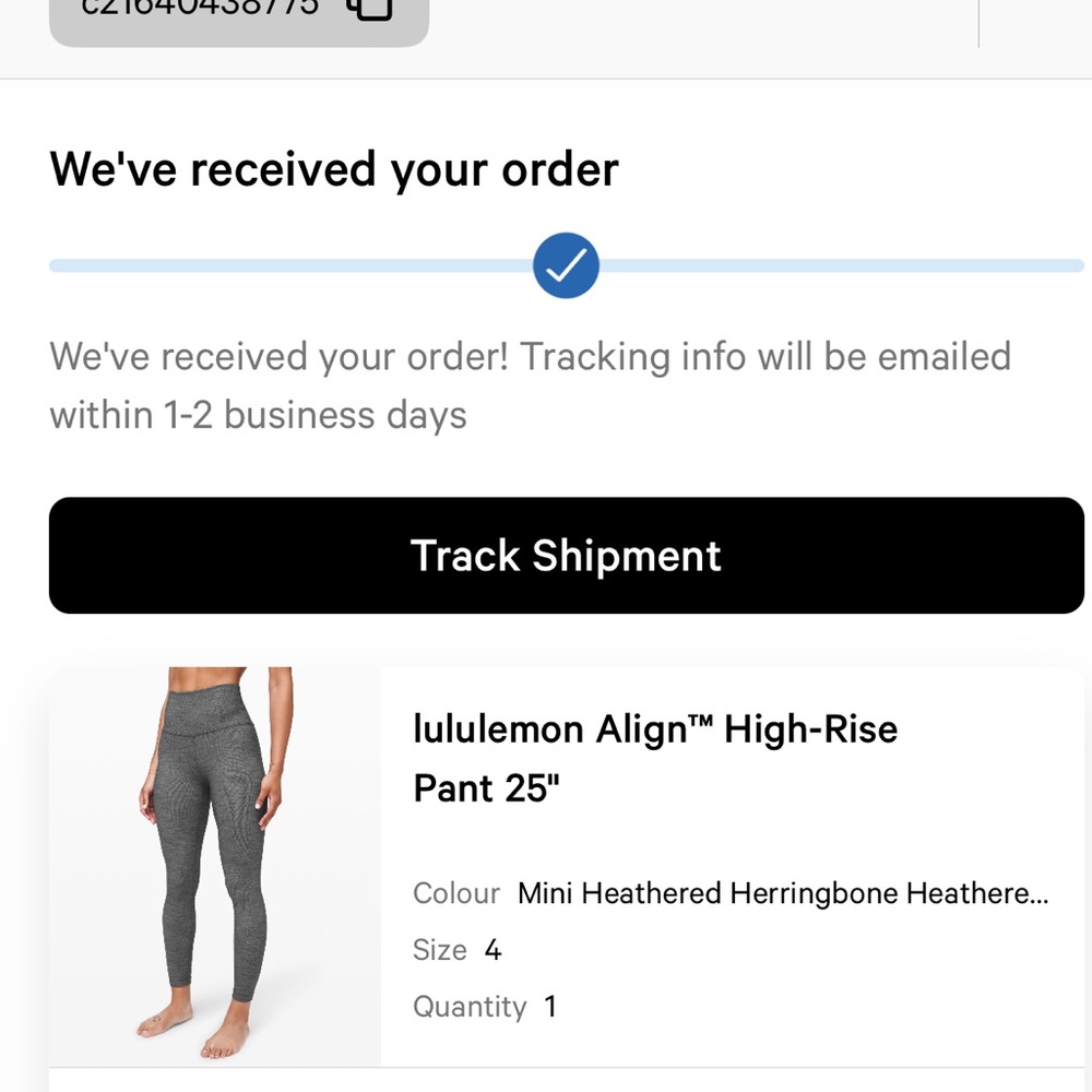 Lululemon align hi rise 25” leggings